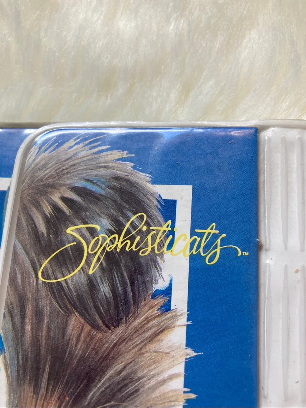 Vintage 90s Trapper Keeper Cats Butterfly Sophisticats Mead Folder 3 Ring Binder
